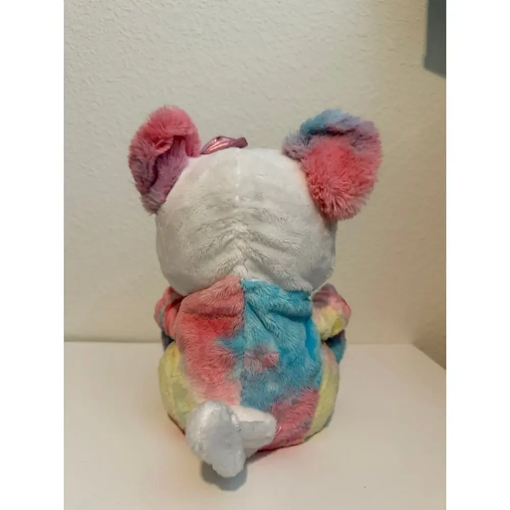 Peek-A-Roo Rainbow Panda & Baby Interactive Rainbow Plush Toy & Baby W/Sounds